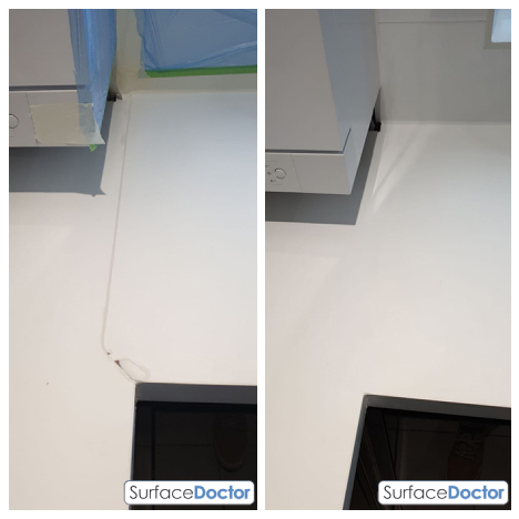 Skilled kitchen worktop repair in Hoddesdon