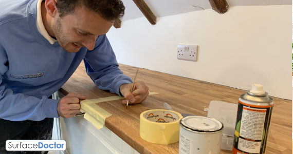 Cost-effective worktop repair in Kensington, London