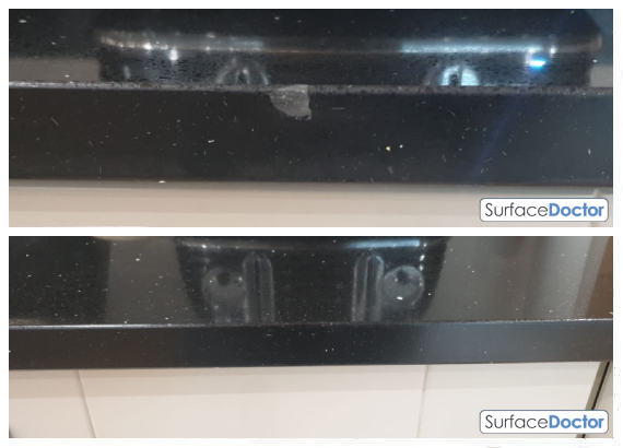 Worktop damage repair by Surface Doctor specialist in Kensington