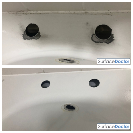 Bath crack repair complete Anderston Glasgow-City