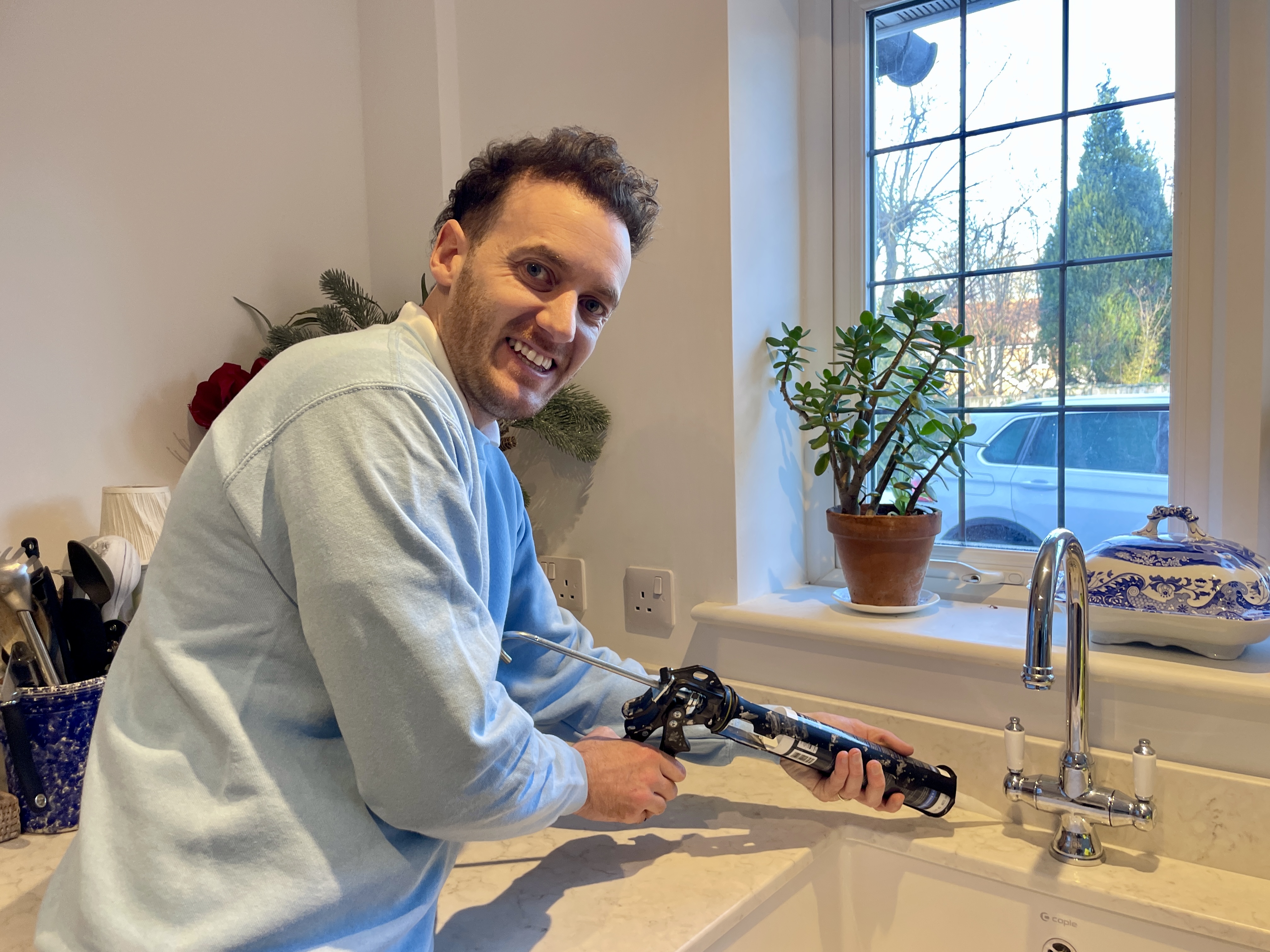 Silicone sealant application for Harlow new builds